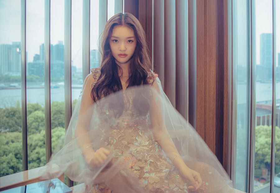 Vintage style photos of Lin Yun