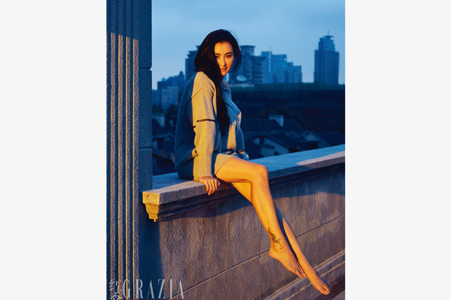 Actress Cecilia Cheung poses for fashion magazine