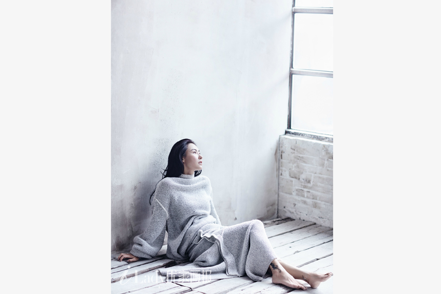 Actress Cecilia Cheung poses for fashion magazine