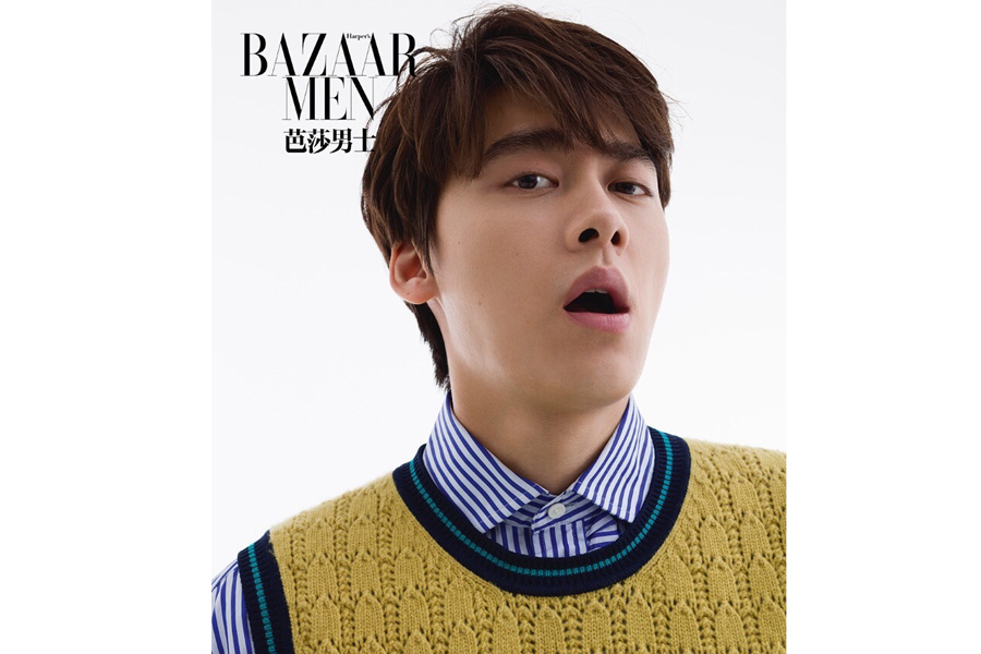 Actor Li Yifeng releases fashion photos for fashion magazine