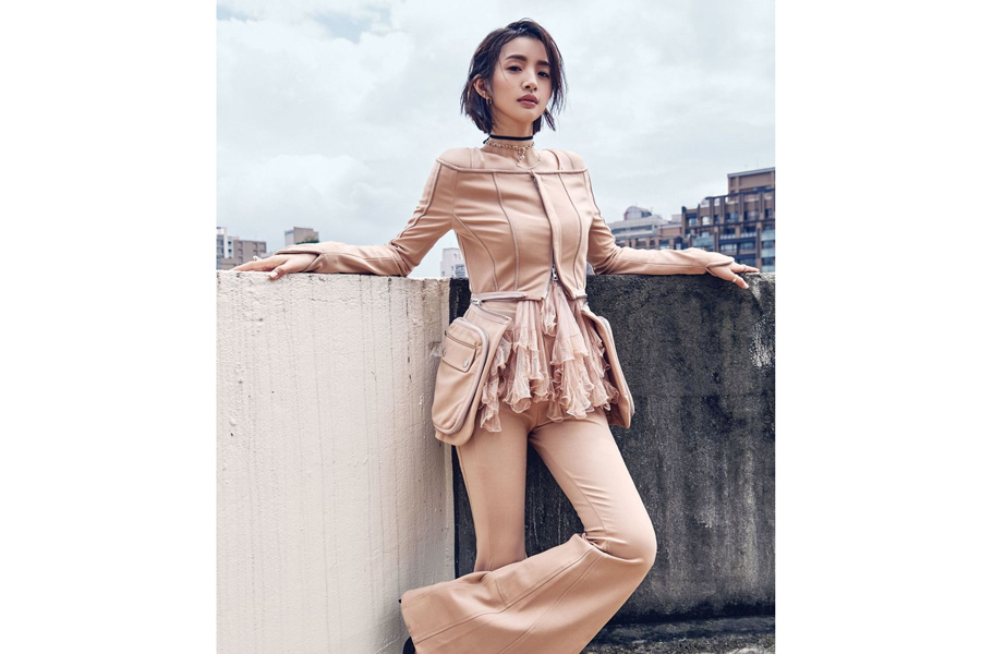 Actress Ariel Lin poses for fashion magazine