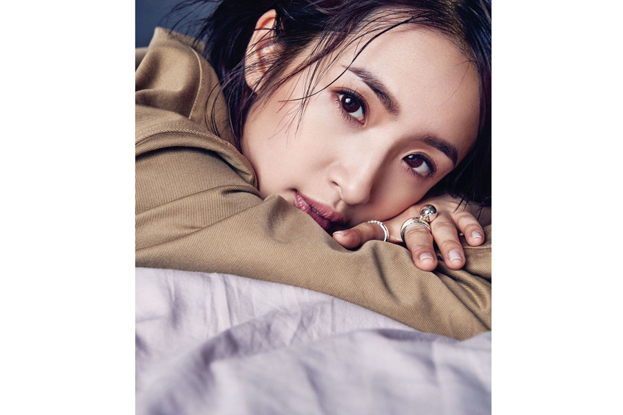 Actress Ariel Lin poses for fashion magazine