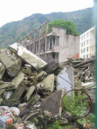 Beichuan's ruins left by Wenchuan Earthquake