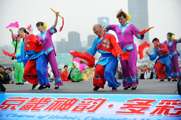 Joyous dance at Expo