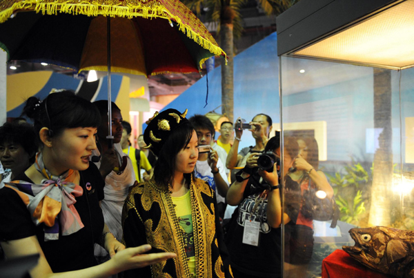 The 10 millionth visitor for Africa Joint Pavilion