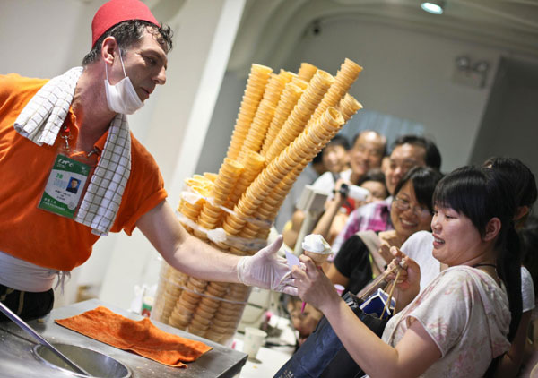 Trick or treat? Turkish ice cream