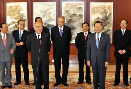 Chinese leaders meet visiting KMT chairman