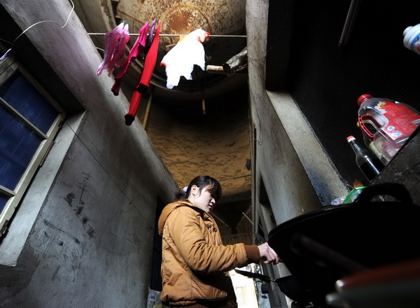 Cement tower home to 50 families