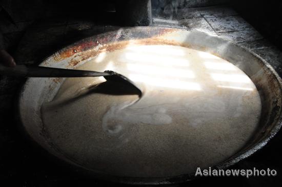 Traditional rice wine-making no successors?