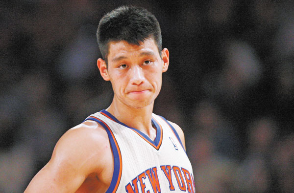 Lin's trademark bounce set to net top score