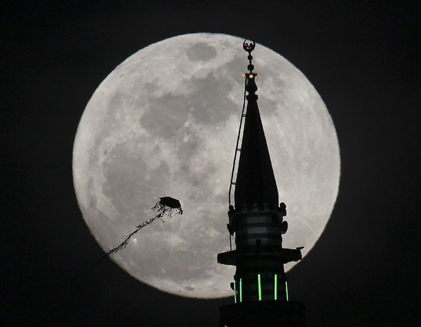 'Super moon' wows stargazers