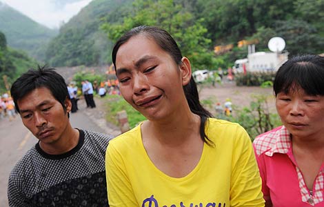 About 40 workers missing after mudslide