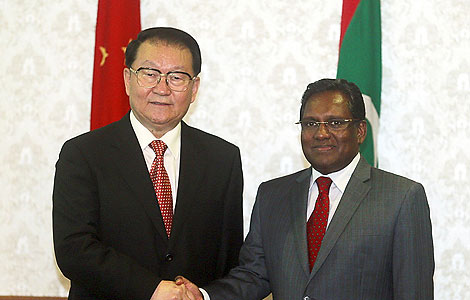 China, Maldives eye furthered cooperation