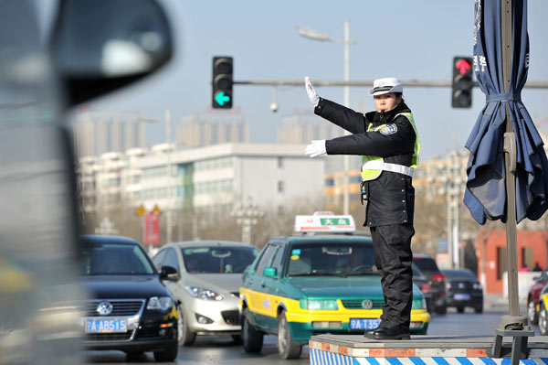 Hoping to see the light of traffic rules