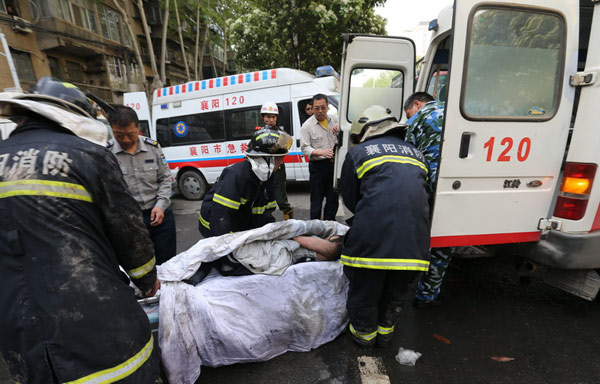 Central China hotel fire kills 11