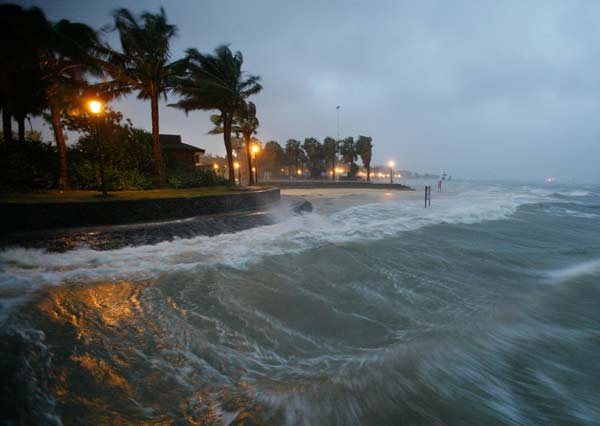 Rumbia subsides but still brings gales and heavy rain