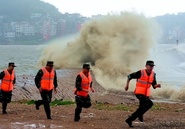 Typhoon Soulik lands in E China province