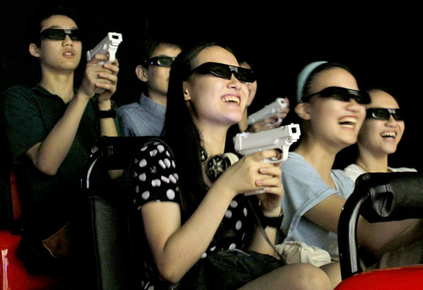 New 7-D cinema steals the thunder in Shanghai