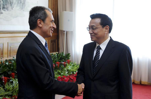 Chinese premier meets Bulgarian PM