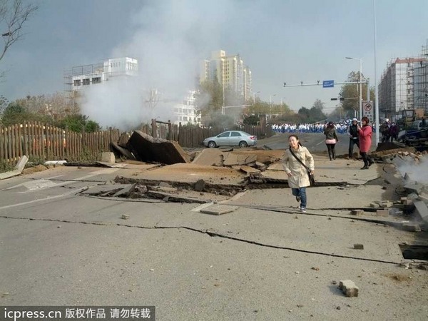 Oil pipeline blast leaves 22 dead in E China