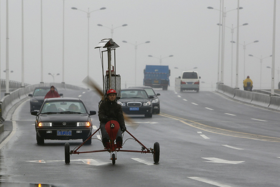 Man dream of flying his own plane