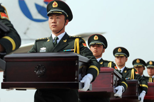 Remains of Chinese soldiers finally home