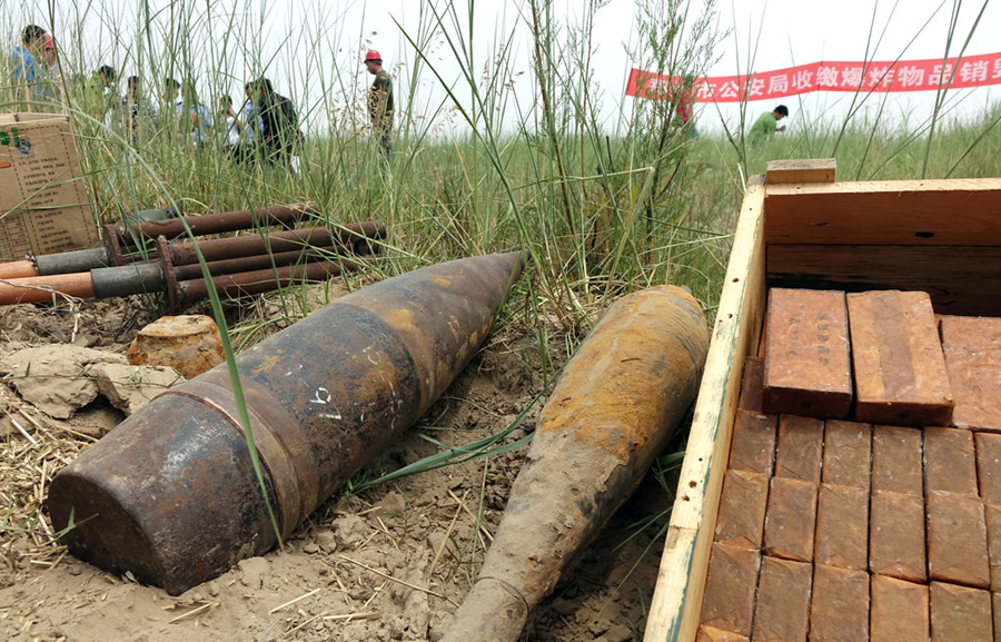 Explosive haul goes up in smoke