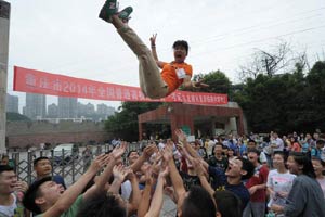 Teaching water safety in Henan