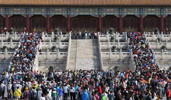 Palace Museum feeling the squeeze of visitors