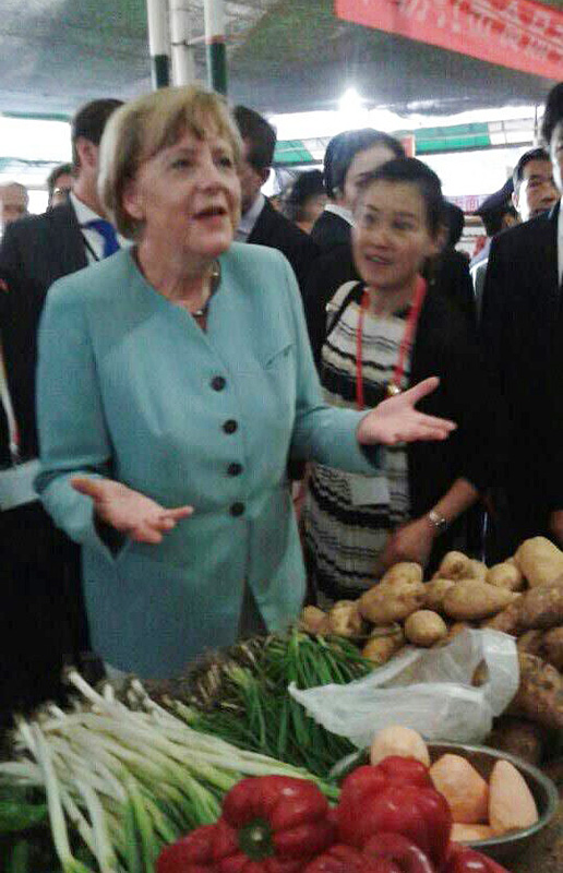 Merkel gets a taste of Chengdu in 7th China trip