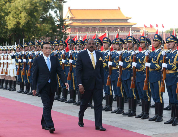 Premier Li holds welcome ceremony for Antigua and Barbuda PM