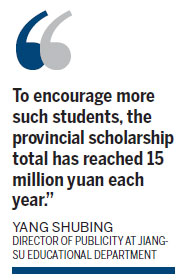 Jiangsu ramping up scholarships to attract more foreign students