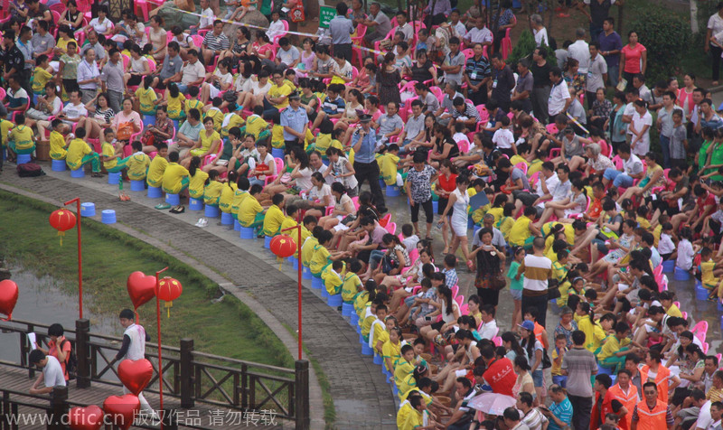 Yichun nails down new footbath record for E China