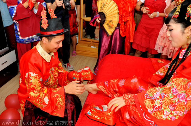 Han style wedding comes back