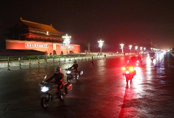 China resumes motorcycle escorts for foreign leaders