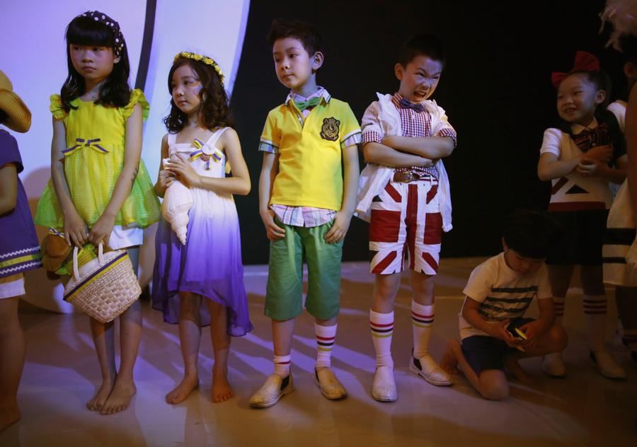 Children hit the catwalk at China Fashion Week