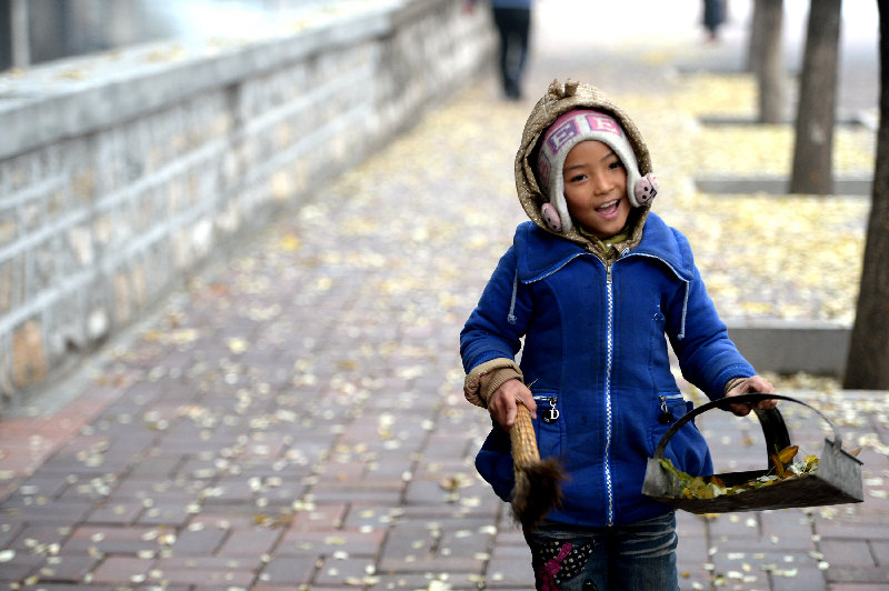 Little Liu lives the cleaner's life