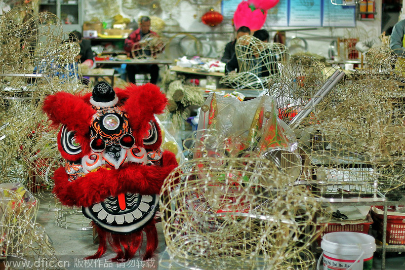 Lion dances to new beat