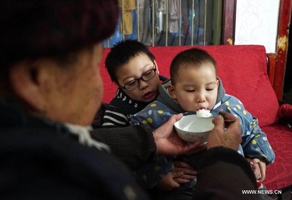 Ten-year-old boy's love for his sick father