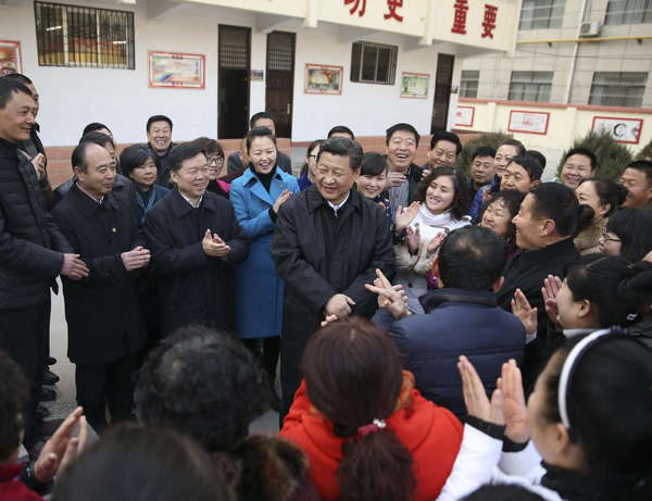 Xi stresses poverty relief for old revolutionary base areas