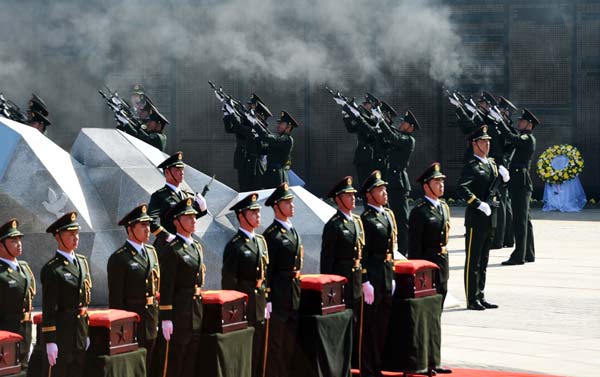 Chinese Korean War soldiers buried