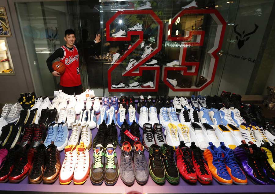 Jordan super fan shows off collection