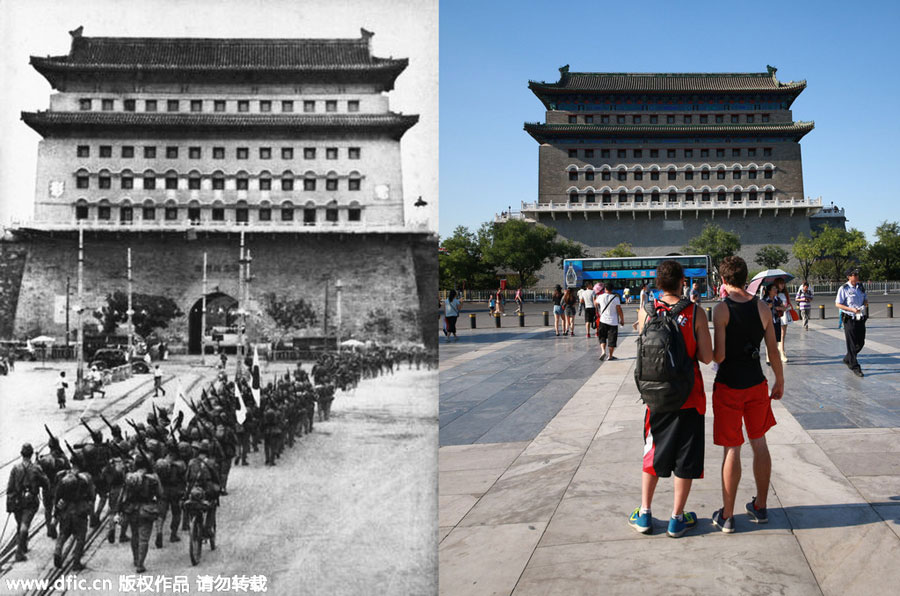 Then and Now: Beijing's historic sites as witnesses of war