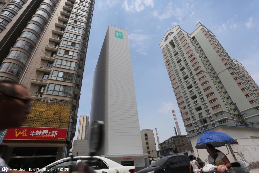 48-meter-high parking lot in Zhengzhou