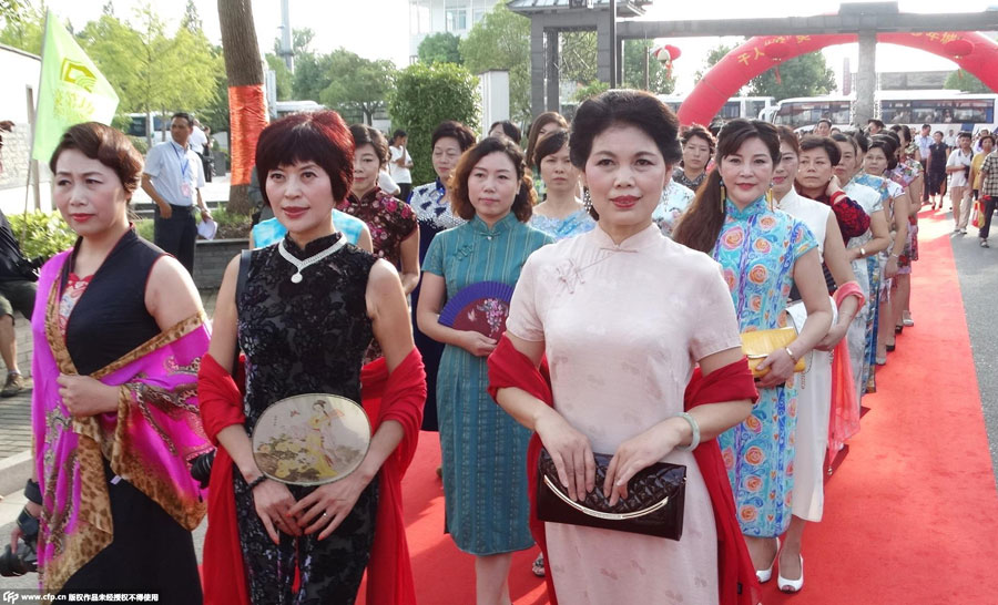 1,000 Cheongsam beauties celebrate 2,500-year-old Yangzhou