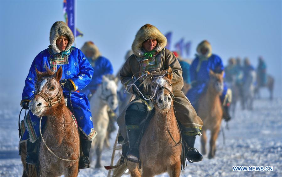 Horse folk cultural festival kicks off in N China's Inner Mongolia