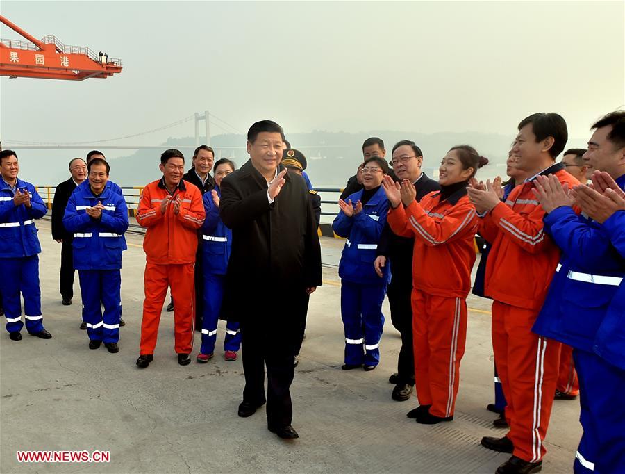 Chinese president makes inspection tour in Chongqing