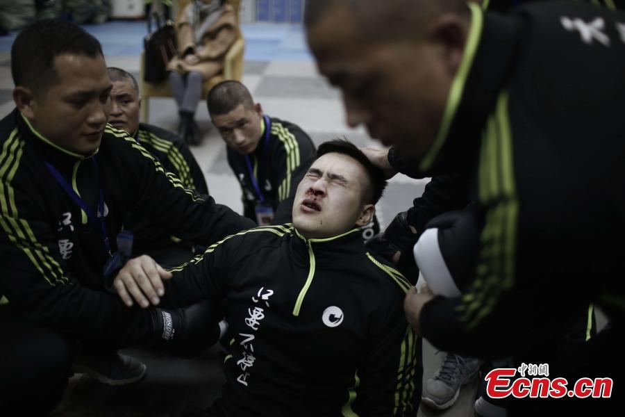 Tough training at Tianjin bodyguard camp