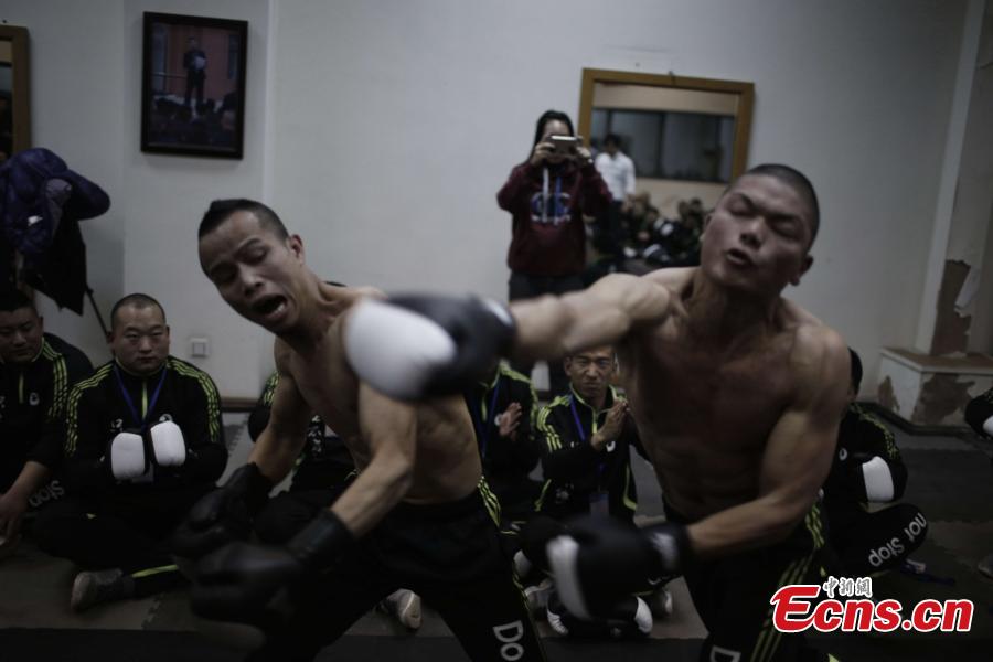 Tough training at Tianjin bodyguard camp