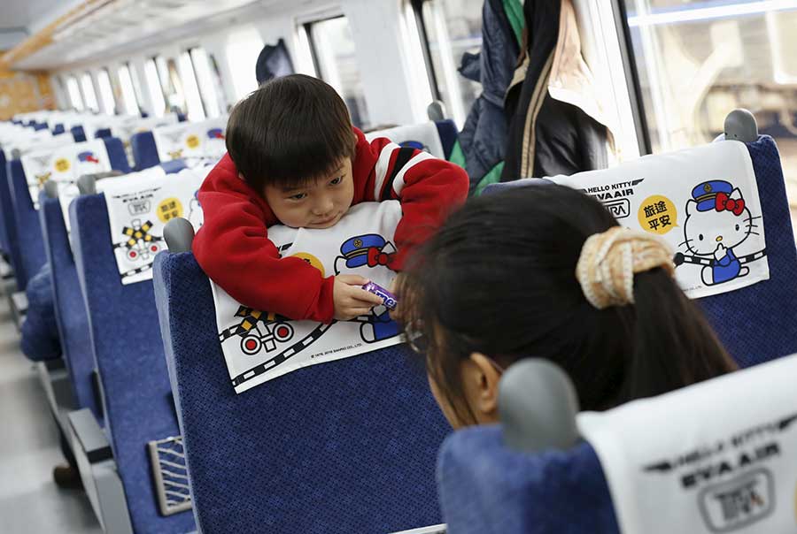 Hello Kitty-themed train unveiled in Taiwan